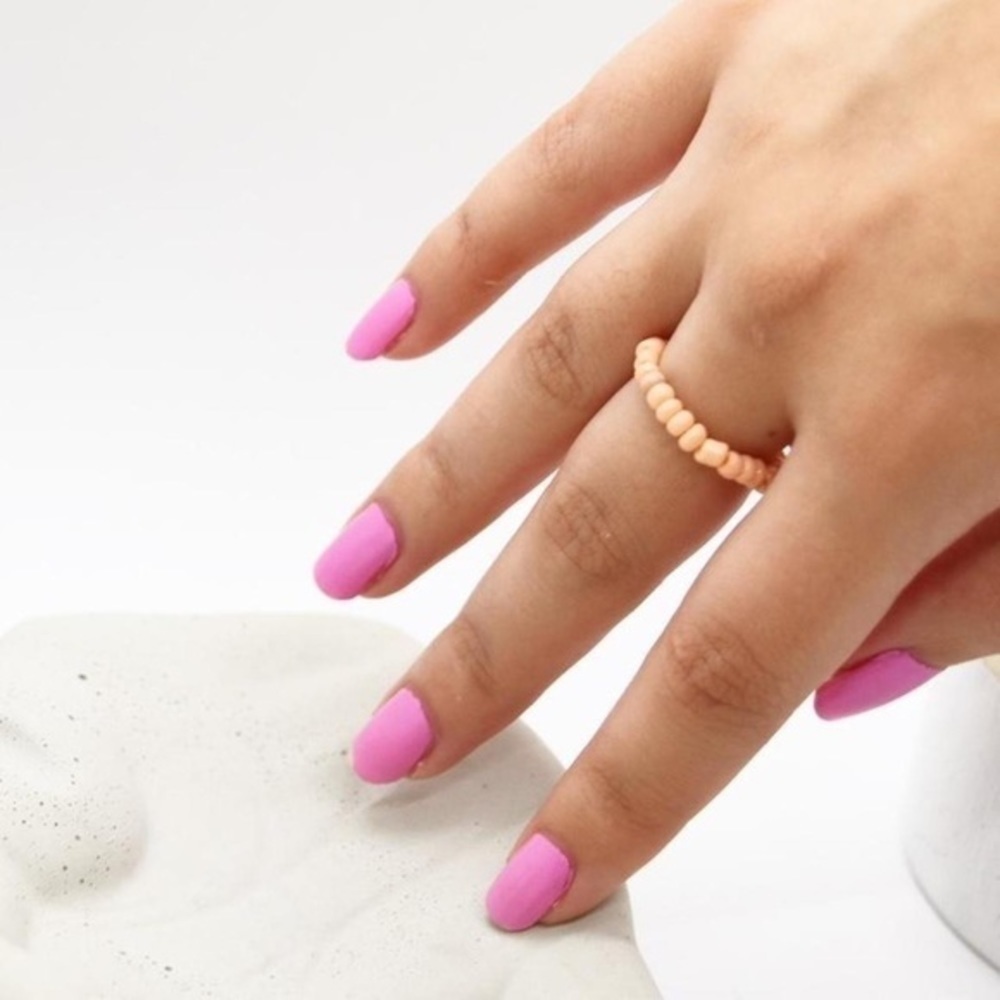 Pink Beaded Ring - Picture 4 of 4